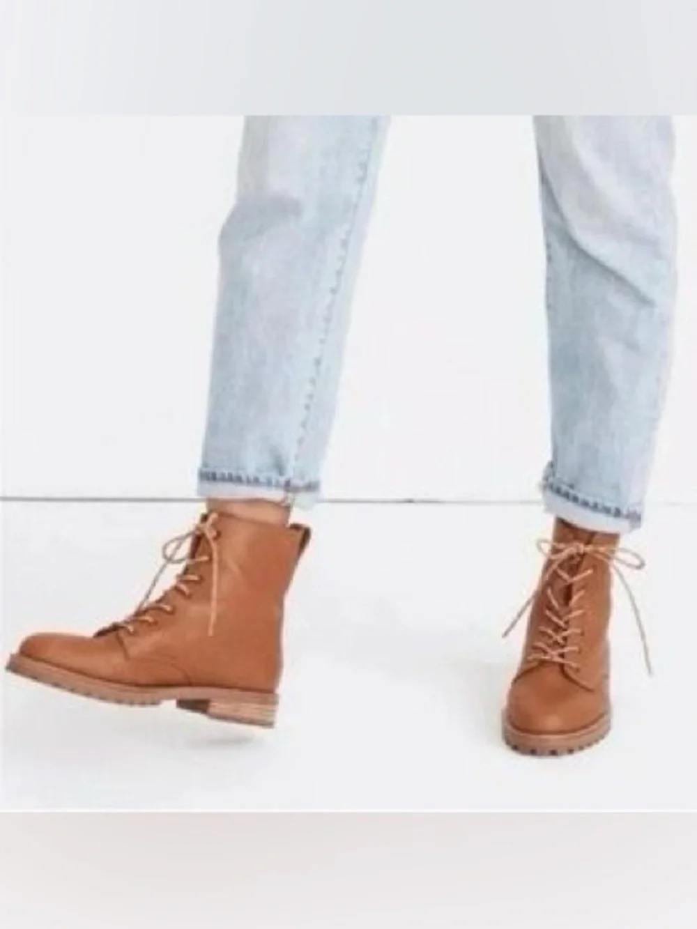 Madewell The Clair Lace-Up Boot Size 9.0